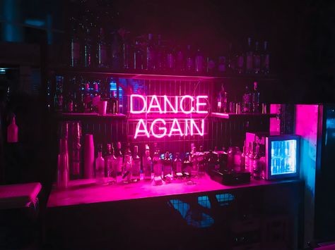 Pub, bar counter, club and night club | HD photo by Sam Mar (@samar0103) on Unsplash Neon Rouge, Night Club Aesthetic, Nightclub Aesthetic, Nightclub Design, New Retro Wave, Clubbing Aesthetic, Handmade Wall Decor, Dive Bar, Blue Curacao