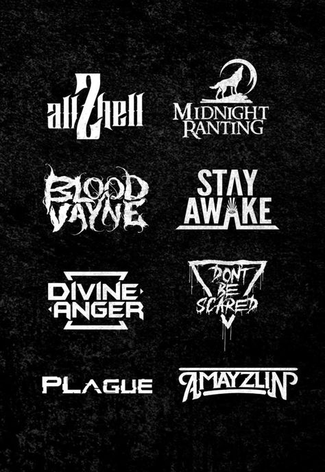 Gothic Logo Design, Brand New Band, Gothic Rock Bands, Victorian Fonts, Gothic Bands, Band Logo Design, Rave Flyer, Font Logotype, Metal Band Logos