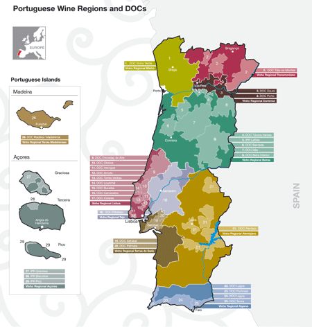 Portugal's Wine Regions Get a New Map | Travel - Portugal | Wine, Wine ...