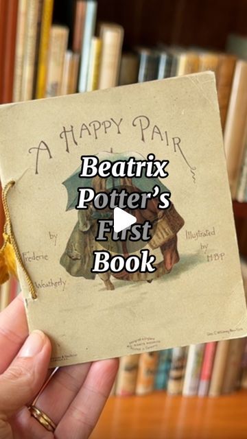 Jonkers Rare Books on Instagram: "Beatrix Potter’s first publication came long before her famous, and still much loved, book, The Tale of Benjamin Bunny. 

#bookstagram #beatrixpotter #history" Beatrix Potter Aesthetic House, Beatrix Potter Characters, Beatrice Potter, Benjamin Bunny, Beatrix Potter, Rare Books, Literature, History, Books