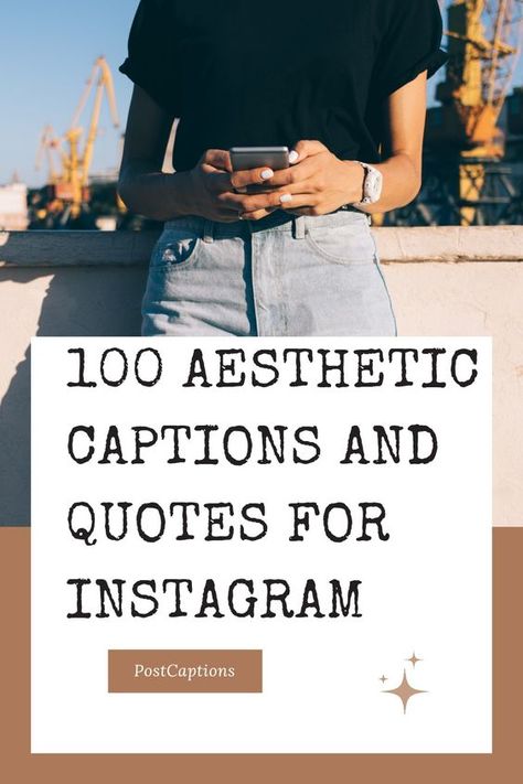 100 Aesthetic Instagram Captions Beautiful Captions For Instagram, Caption For Love, Caption For Him, Aesthetic Instagram Captions, Instagram Captions For Pictures, Quotes For Instagram Captions, 100 Aesthetic, Instagram Post Captions, Captions For Instagram Posts