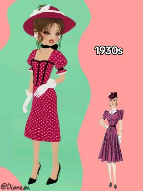 1950s Fashion Dress To Impress, Dress To Impress 1950s Outfit, Dress To Impress 1950s, Retro Dress To Impress, Decades Dress To Impress, 1950s Dress To Impress, Happy Dress To Impress, Retro Style Dress To Impress, 1950 Outfits