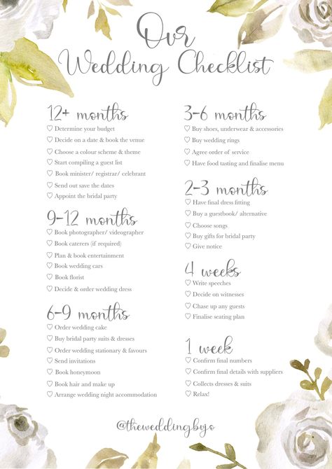 Download your instant A4 Wedding Checklist, the ultimate guide for planning your dream wedding.  Perfectly designed for meticulous couples, this PDF checklist will become an indispensable part of your wedding journey, enhancing your wedding planner or serving as a standalone tool. Crafted by @theweddingbujo, renowned for creating exquisite bespoke wedding journals and planners, this checklist is a must-have for every organised bride and groom-to-be.  


.#WeddingPlanning #BrideToBe #WeddingInspiration #EventPlanning #DreamWedding Wedding Time Lines Planning, Wedding Checklist Pdf, Wedding List Planning, Wedding Journal Ideas, Personal Touches For Wedding, Personal Wedding Ideas, Bride To Do List, Must Haves For Wedding, Wedding To Do List Checklist