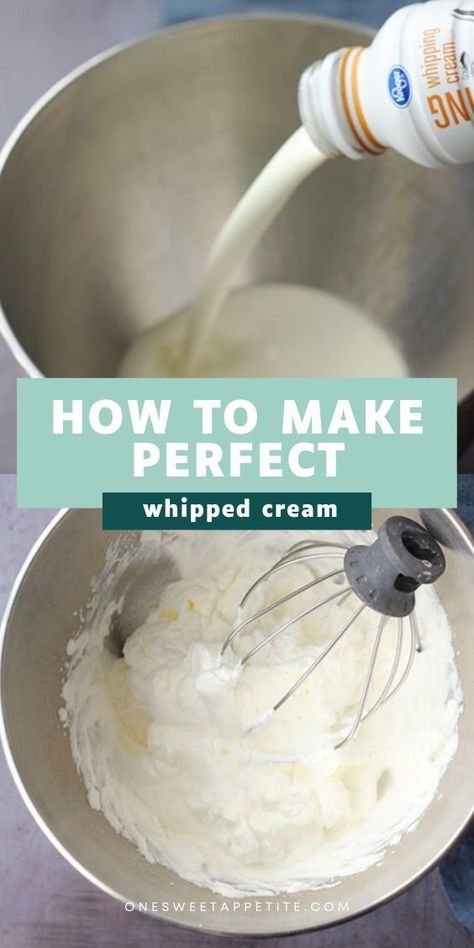 Whip up something special with this simple Whipped Cream recipe, perfect for topping all your favorite desserts! Light, fluffy, and made with just a few ingredients, this homemade whipped cream adds the perfect finishing touch to cakes, pies, hot cocoa, and more. Save this easy recipe and elevate your desserts to the next level! #WhippedCream #EasyDessertRecipes #HomemadeWhippedCream #DessertToppings #SimpleRecipes Whipped Cream Recipe For Cakes, How To Make Whipped Cream With Heavy, Heavy Whipped Cream Recipe Easy, Whip Topping Homemade, Homemade Whipped Cream Cheese, Perfect Whipped Cream Recipe, Homemade Whipped Cream Easy With Milk, Cheesecake Factory Whipped Cream Recipe, Stiff Whipped Cream Frosting