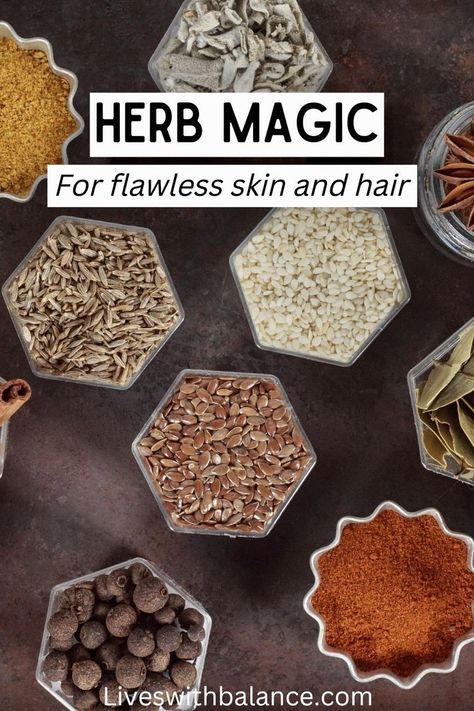 Herbs For Beauty Witchcraft, Herbs For Hair Health, Basil Skin Benefits, Herbs For Healthy Skin, Best Herbs For Skin, Herbs For Skin Health, Herbs For Anti Aging, Herbs For Skincare, Herbs For Glowing Skin