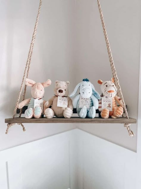 Pooh Nursery Ideas, Winnie The Pooh Nursery Ideas, Organization Nursery, Pooh Nursery, Baby Nursery Inspiration, Winnie The Pooh Nursery, Tema Disney, Sweet Nursery, Baby Room Themes