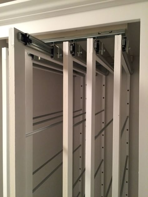 Our patented frame design, allows easy access to your clothes. Drying Rack Pull Out, Drying Rack In Cabinet, Sliding Drying Rack Laundry, Hidden Dryer Rack, Pull Out Dryer Rack, Pullout Drying Rack, Laundry Drying Solutions, Vertical Pull Out Drying Rack Laundry, Hidden Laundry Drying Rack