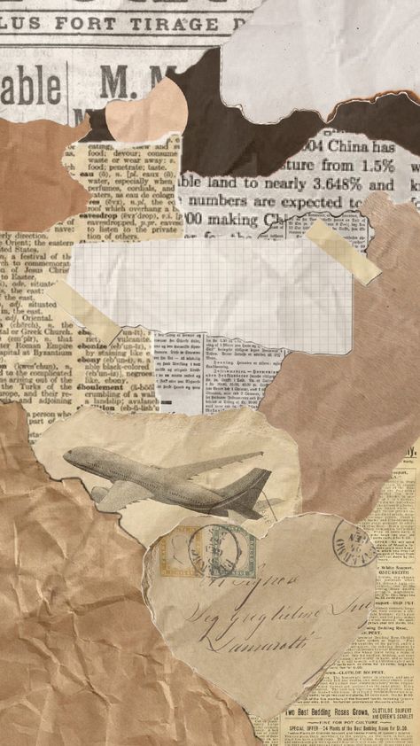 #paper#aesthetic#newspaper#airplane#aesthetic#collage#rips#rippedpaper#crumpledpaper#tape#academia#vintage#white#brown#tan#words#beauty#old#fyp#cursive#pretty#lightacademia#inspo#darkacademia#bookish Vintage Brown Aesthetic Background, Old Newspaper Collage, Scrapbook Newspaper Clippings, Aesthetic Background Vintage Brown, Vintage Newspaper Background Aesthetic, Brown Newspaper Background, Brown Aesthetic Vintage Background, Brown Newspaper Aesthetic, Newspaper Background Aesthetic