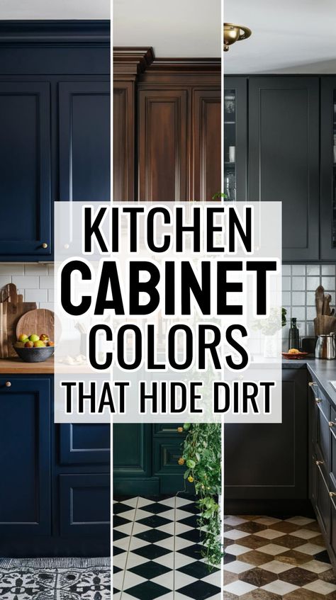 Kitchen Remodel Decor Tips: 5 best kitchen cabinet colors that hide dirt and different color kitchen cabinets ideas From Kitchen Makeovers On A Budget Painted cabinets before and after DIY kitchen upgrades for an updated kitchen Kitchen Makeover Ideas On A Budget, Diy Kitchen Cabinet Update, Outdated Cabinet Makeover, Kitchen Cabinet Colors That Hide Dirt, Galley Kitchen Colors Schemes, Diy Painting Kitchen Cabinets Ideas, Diy Cabinets Makeover, Kitchen Cabinets Makeover Before And After, Behr Paint Kitchen Cabinets