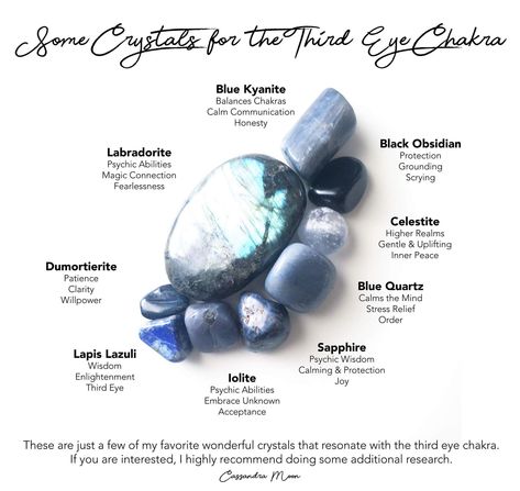 Third Eye Chakra Healing, The 3rd Eye, Brow Chakra, Eye Crystals, Third Eye Chakra Stones, 3rd Eye Chakra, Healing Tips, Earth Gift, Wiccan Spell Book