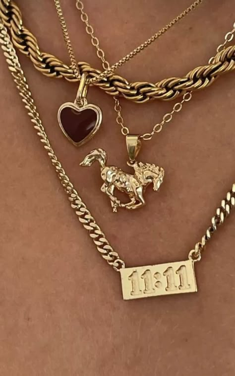 Cute Little Fresh Running Horse Necklace Fashion Horse Clavicle Chain  Necklace for Women Girls 11 11 Necklace, Layered Gold Necklaces Aesthetic, Stacked Gold Necklaces, Brand Persona, Layered Necklaces Gold, 11 11 Make A Wish, Anatomical Heart Necklace, Layered Gold Necklaces, Evry Jewels