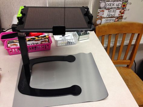 iPad Document Camera | Glitter in Third Document Camera, Teacher Tech, Camera Stand, Teaching Technology, School Technology, Ipad 9, Classroom Technology, Blended Learning, Classroom Setup