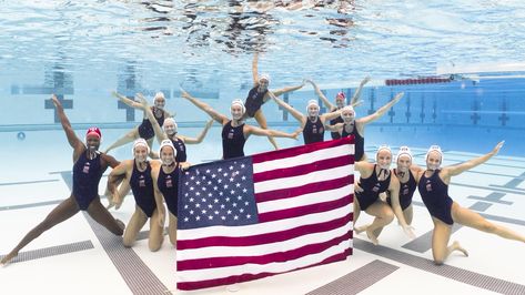 2024 U.S. Olympic Women’s Water Polo Roster Announced Water Polo Aesthetic, Olympic Women, Polo Aesthetic, Usa Water Polo, Women's Water Polo, Swimming World, Olympic Trials, Olympic Swimming, Swim Coach