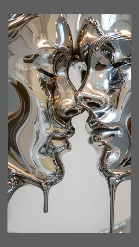 Metallic Iphone Wallpaper, Silver Iphone Wallpaper, Metal Sculptures, Your Wallpaper, Iphone Wallpaper Photos, Pretty Wallpaper Iphone, Wallpaper Pictures, Iphone Background Wallpaper, Screen Wallpaper