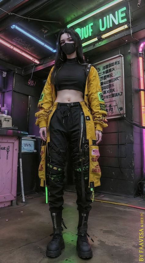 Cyberpunk Streetwear, Cyberpunk Outfit, Futuristic Clothing, Techwear Jacket, Techwear Pants, Techwear Outfits, Techwear Fashion, Cyberpunk Clothes, Cyberpunk Fashion