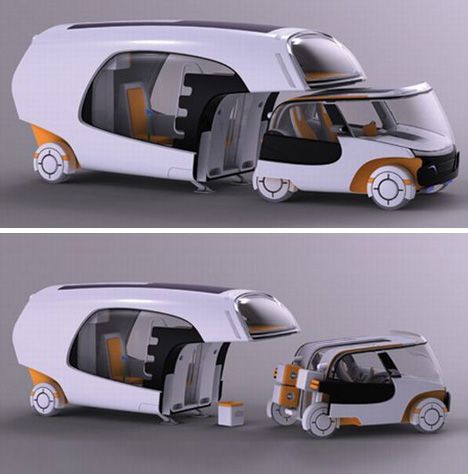 motorhome car camper hybrid  YES, Please! Hybrid Camper, Auto Design, Car Camper, Lake Food, Smart Car, Concept Car, Futuristic Cars, Transportation Design, Vehicle Design