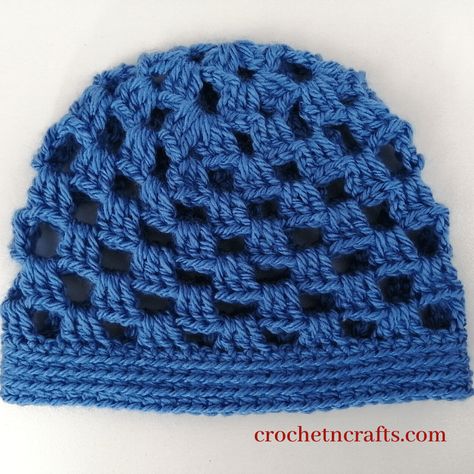 Granny Stitch Crochet Hat Pattern in Multiple Sizes. This crochet hat pattern is worked up in the granny stitch, and is available in the following sizes: 1-3m, 1-3y, child/adult XS, adult M, adult L. #freecrochetpattern #beanie #hat #granny #crochetncrafts Granny Stitch Hat, Stitch Crochet Hat Pattern, Granny Hat, Stitch Crochet Hat, Granny Stitch Crochet, Hats To Crochet, Newsboy Hat Pattern, Granny Square Hat, Cotton Crochet Patterns