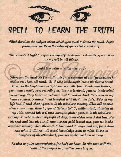 Wicca Love Spell, Truth Spell, White Magic Spells, Witchcraft Spells For Beginners, Revenge Spells, Spells For Beginners, Magia Das Ervas, Black Magic Spells, Magic Spell Book