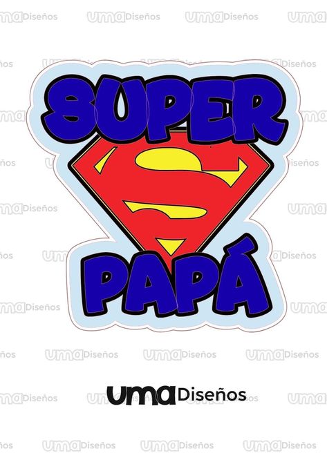 Super Papa, Fathers Day Cake, Dream Gift, Fathers Day Crafts, Origami Art, Food Decoration, Paw Patrol, Cookie Decorating, Cake Topper