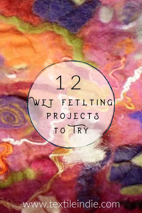 Wet Felting Tutorial, Felting Diy, Felted Bowls, Needle Felting Diy, Wool Felt Projects, Wet Felting Projects, Felt Coasters, Felted Wool Crafts, Felt Beads