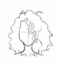 Female Hair Ideas Drawing, How To Sketch Hair Step By Step, Hair Sketches Girl, How To Draw Cartoon Hair, Drawing Base Hair, How To Sketch Hair, Hair Base Drawing Female, Easy Hair Drawings, Girl Hair Drawing