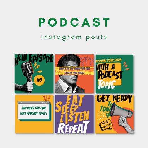 We optimize your profile, post visually appealing conten, engage with your audience and promote tour podcast episodes. Contact us to revamp your instagram strategy! New Episode Podcast, Podcast Instagram Post, Podcast Instagram, Podcast Topics, Instagram Strategy, Your Profile, Describe Yourself, Social Media Post, Podcast