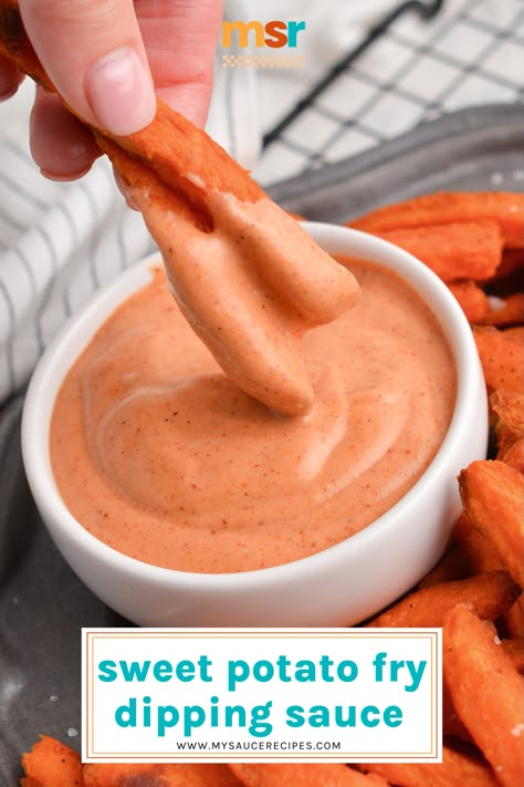 Air Fryer Sweet Potato Fries Dipping Sauce, Sweet Potatoes Dipping Sauce, Brown Sugar Dipping Sauce For Sweet Potato Fries, Sweet Potato Fries Dipping Sauce Aoli, Sweet Potato Dip Recipes, Sweet Potato Fries Dipping Sauce Honey, Yam Fries Dip, Dip For Sweet Potato Fries Easy, Dip For Sweet Potato Chips