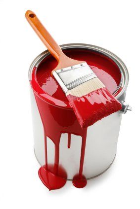 Red Paint Bucket I See Red, Paint Buckets, Simply Red, Purple Paint, Orange You Glad, Paint Can, All Things Purple, It Goes On, Red Paint