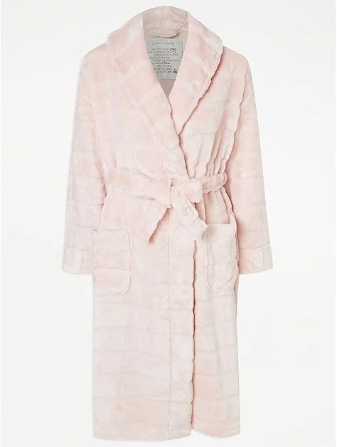 Pink Hooded Dressing Gown Dressing Gown Aesthetic, Pink Dressing Gown, Gown Aesthetic, Birthday List, George At Asda, Birthday Wishlist, Dressing Gown, 16th Birthday, Christmas Wishlist