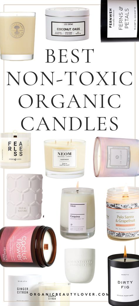 Best Natural Candles, Toxic Free Products, Clean Burning Candles, Non Toxic House Scents, Organic Candle Making, Non Toxic Candle Making, Non Toxic Aesthetic, Autoimmune Healing, Sustainable Candles