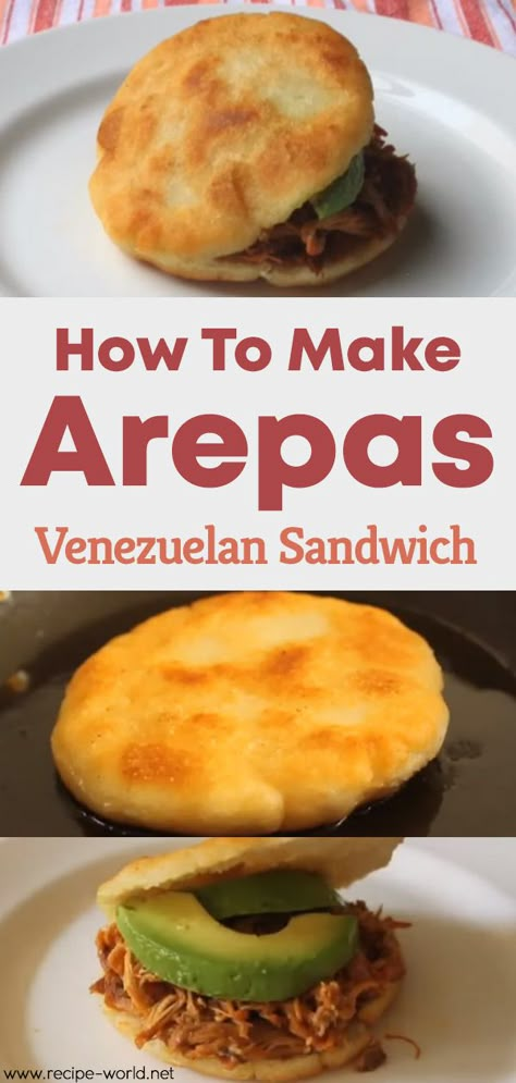 White Corn Meal, Venezuelan Recipes, Arepas Recipe, South American Recipes, Venezuelan Food, Paleo Cookbook, Panini Press, Colombian Food, Hispanic Food