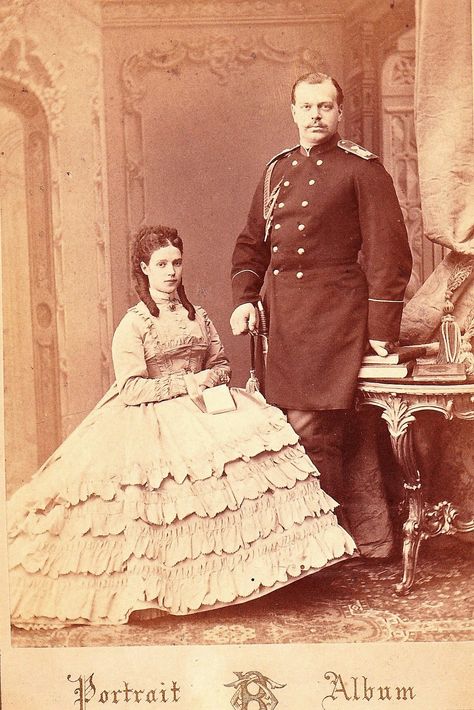 Dagmar and Alexander Tsar Alexander Ii Russia, Alexander Palace Russia, Alexander Film, Maria Feodorovna And Alexander Iii, Grand Duchess Maria Alexandrovna, Victorian Couple, Queen Victoria Prince Albert, Maria Feodorovna, 1860 Fashion