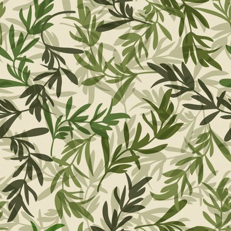 Vintage green leaves seamless pattern | Free Vector #Freepik #freevector #flower #floral #tree #leaf Christmas Party Poster, Hand Drawn Leaves, Coral Background, Plant Background, Floral Texture, Seamless Textures, Seamless Pattern Vector, Background Vintage, Nature Backgrounds