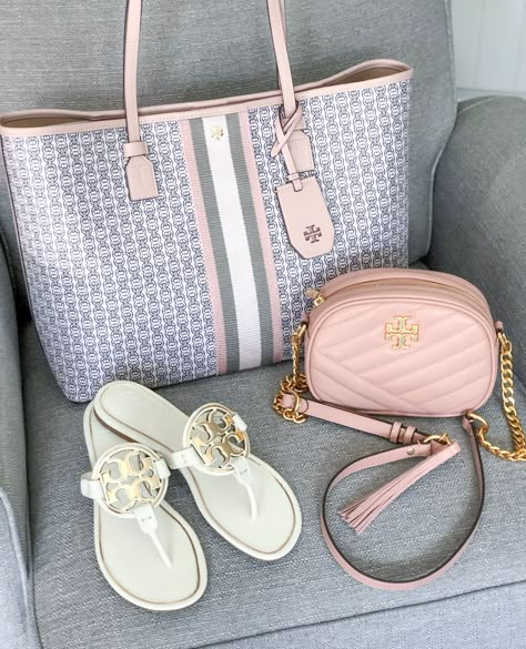 Tory Burch Buy More Save More Promo!! New Bags Included! Tory Burch Purses, Tory Burch Bag Aesthetic, Lv Cite Bag, Designer Pink Shoulder Bag For On-the-go, Pink Tory Burch Purse, Tory Burch Tote Bag, Fossil Handbags, Tory Burch Purse, Michael Kors Handbags