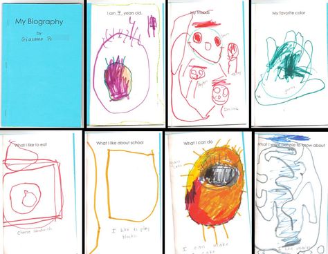 Preschool Literacy Portfolios: Writing Samples, Write the Room, Name Writing, Story Retelling... Preschool Dictation Ideas, Preschool Portfolio Printables, Preschool Student Portfolio Ideas, Preschool Portfolio Ideas, Prek Portfolio, Emergent Writing, Preschool Portfolio, Story Retelling, Preschool Journals