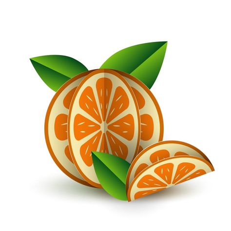 Fruit Paper Craft, Paper Fruit, Fruit Crafts, Paper Craft Videos, Android Wallpaper Flowers, Paper Board, 3d Paper Crafts, Exotic Fruit, Orange Art