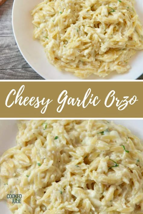 Garlic Parmesan Orzo, Garlic Dipping Oil, Parmesan Orzo, Pasta Garlic, Garlic Parmesan Pasta, Dipping Oil, Orzo Recipes, Pasta Sides, Parmesan Pasta