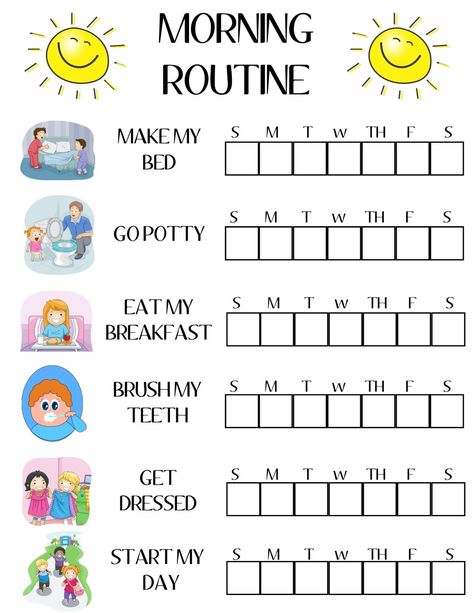 Excited to share the latest addition to my #etsy shop: Good Morning Chore List, Children's Job Poster, Daily Task List, Morning Checklist, Printable Daily Routine, Kids Daily Responsibility Chart https://etsy.me/2EuDqha Chore List Printable, Daily Routine Chart For Kids, Morning Routine Chart, Morning Checklist, Kids Routine Chart, Daily Routine Chart, Kids Chore Chart, Job Poster, Responsibility Chart