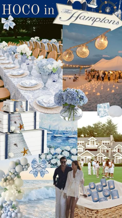 Hampton Party Theme, Hamptons Theme Party, Hampton Party, Hamptons White Party, Semi Ideas, Hamptons Party, Spring Theme Party, Sorority Themes, 25th Bday