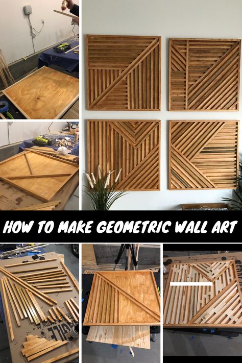 Paint Gallery, Wooden Wall Art Decor, Diy Wood Wall, Wall Art Diy Paint, Wood Wall Art Diy, Wooden Wall Decor, Diy Paint, Geometric Wall Art, Wood Wall Decor