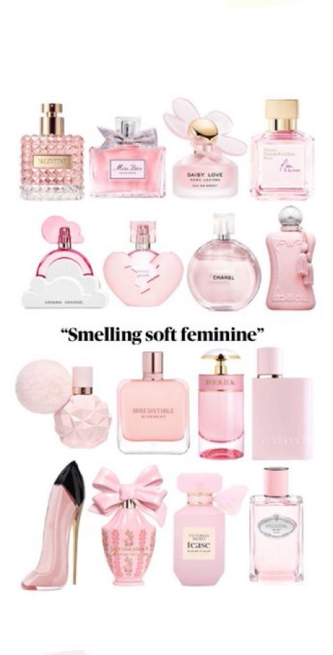 Womens Perfume Aesthetic, Best Floral Perfume, Angelic Perfume, Coquette Perfume, Soft Angel Aesthetic, Aesthetic Pink Coquette, Soft Perfume, Cute Perfume, Perfume Wishlist