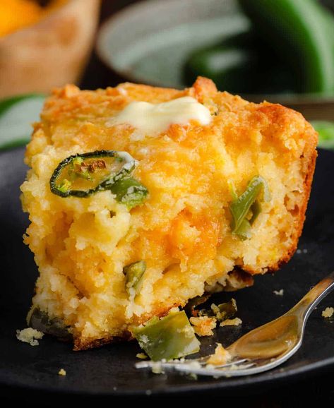 Jalapeno Popper Cornbread, Mexican Cornbread Muffins, Jalapeno Cornbread Jiffy, Cheddar Cornbread Recipe, Savory Cornbread Recipe, Cornbread Recipe From Scratch, Cornmeal Cornbread, Creamed Corn Cornbread, Savory Cornbread