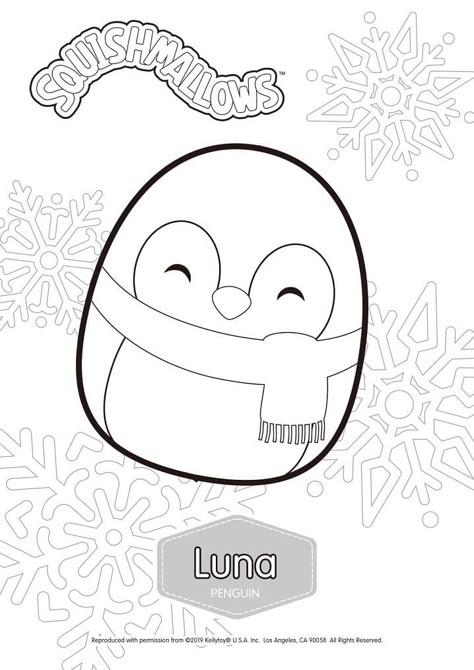 Paper Squishy Squishmallow, Squishmellow Coloring Page, Squishmallow Coloring Pages Free, Squishmallows Drawing, Squishmallows Coloring Pages, Squishmallow Coloring Pages, Blank Coloring Pages, Penguin Coloring, Free Printable Coloring Sheets