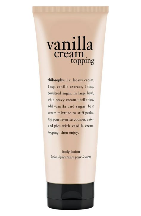 Philosophy Products, Shower Skin Care, Body Moisturizers, Bath And Body Care, Vanilla Girl, Cream Tops, Vanilla Cream, Body Skin Care Routine, Body Moisturizer