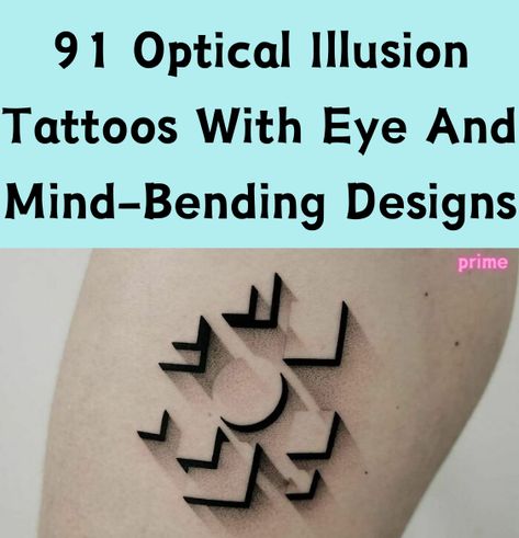 Optical Illusion Tattoo Design, Illusion Tattoo Men, Illusion Tattoo Ideas Woman, Geometric Illusion Tattoo, Realism Eye Tattoo, Tattoo Illusion, Enigma Tattoo, Fractal Tattoo, Perspective Tattoos