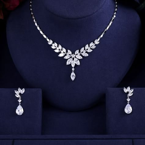 My prince (jungkook ff) | Bridal jewelry sets, Jewelry sets, Jewelry set design Clear Necklace, Jewelry Set Design, Crystal Jewelry Sets, Prom Jewelry, Fancy Jewellery, Expensive Jewelry, Fancy Jewelry, Bride Jewellery, Girly Jewelry