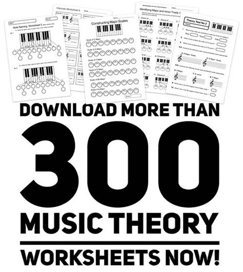 Music Theory Printables, Free Music Theory Worksheets, Teaching Music Theory, Music Theory Games, Music Theory Piano, Choir Room, Music Printables, Music Theory Lessons, Music Theory Worksheets