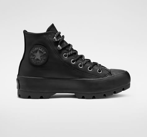 Converse Winter, Chuck Taylor All Star Lugged, Shoe Goals, Gore Tex Boots, All Star Lugged, Womens High Top Shoes, Black Thunder, Shoe Converse, High Top Shoe