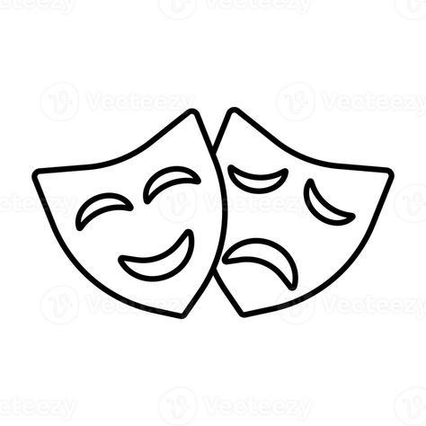 comedy and tragedy masks icon Jester Oc, Comedy Mask, Comedy And Tragedy Masks, Wooden Box Plans, Theater Masks, Comedy Tragedy Masks, Jester Clown, Drama Masks, Tragedy Mask