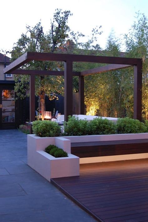 Modern Pergola, Pergola Design, Wooden Pergola, Modern Garden Design, Backyard Pergola, Pergola Plans, Modern Patio, Diy Pergola, Pergola Patio